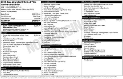 2016 Jeep Wrangler Unlimited Sahara