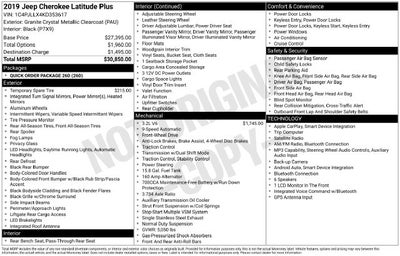 2019 Jeep Cherokee Latitude Plus