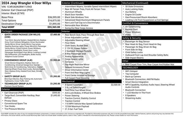 2024 Jeep Wrangler Sport