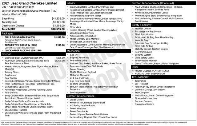 2021 Jeep Grand Cherokee Limited