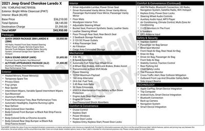 2021 Jeep Grand Cherokee Laredo X