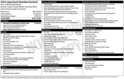 2014 Jeep Grand Cherokee Overland