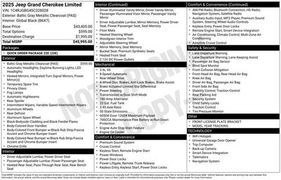 2025 Jeep Grand Cherokee Limited