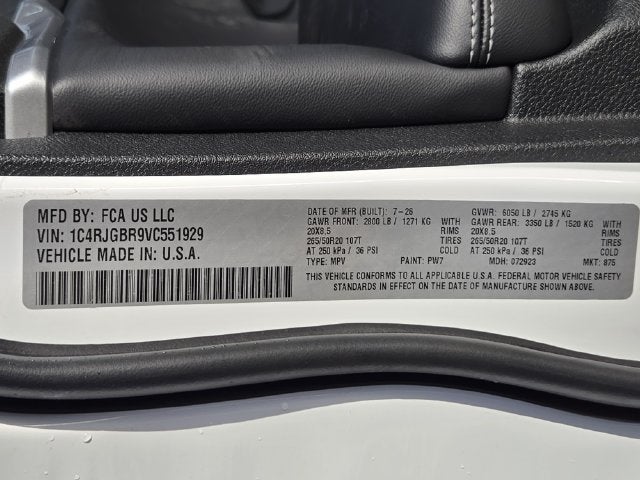 2027 Jeep Grand Cherokee Limited