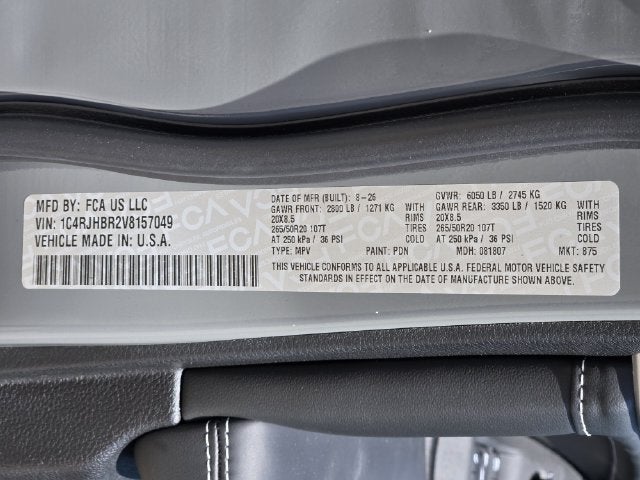 2027 Jeep Grand Cherokee Limited Reserve