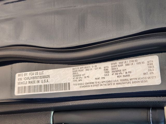 2026 Jeep Grand Cherokee Limited Reserve