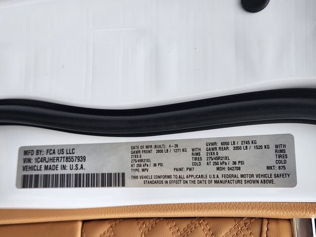 2026 Jeep Grand Cherokee Summit