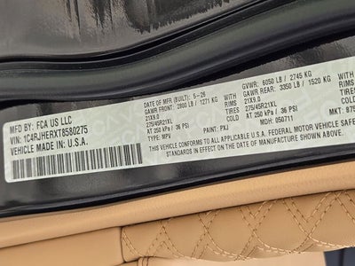 2026 Jeep Grand Cherokee Summit
