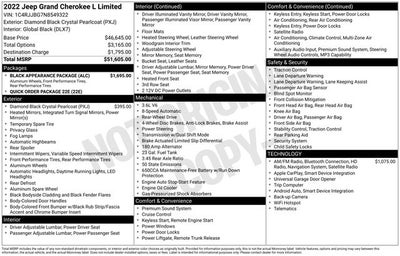 2022 Jeep Grand Cherokee L Limited