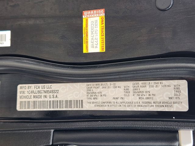 2022 Jeep Grand Cherokee L Limited