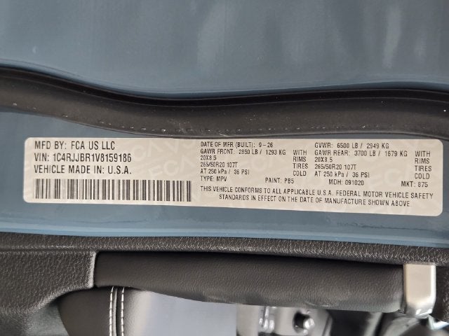 2027 Jeep Grand Cherokee L Limited