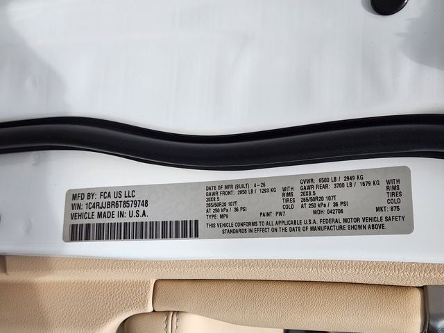 2026 Jeep Grand Cherokee L Limited