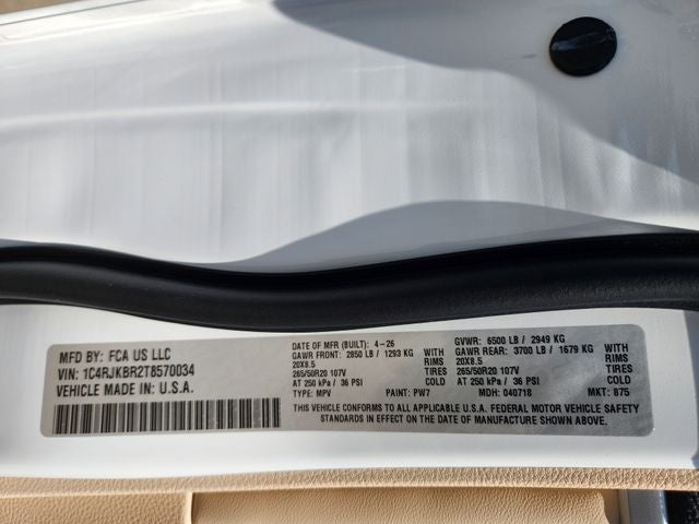 2026 Jeep Grand Cherokee L Limited