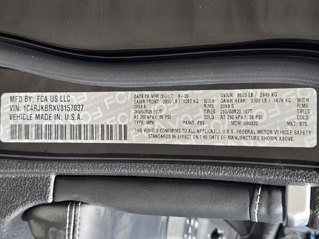 2027 Jeep Grand Cherokee L Limited
