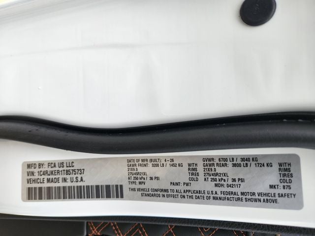 2026 Jeep Grand Cherokee L Summit