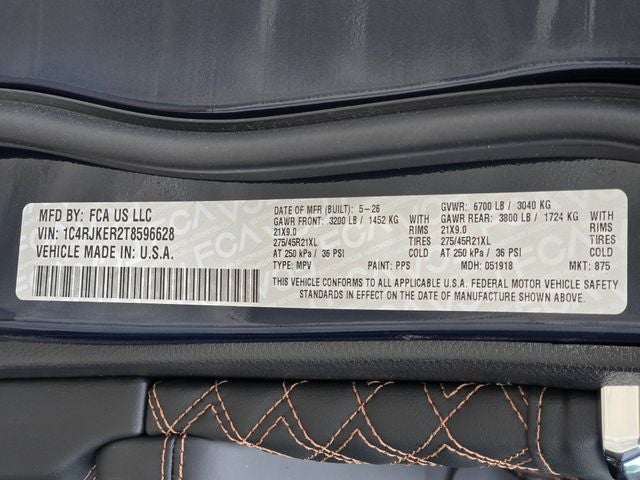 2026 Jeep Grand Cherokee L Summit