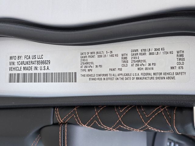 2026 Jeep Grand Cherokee L Summit