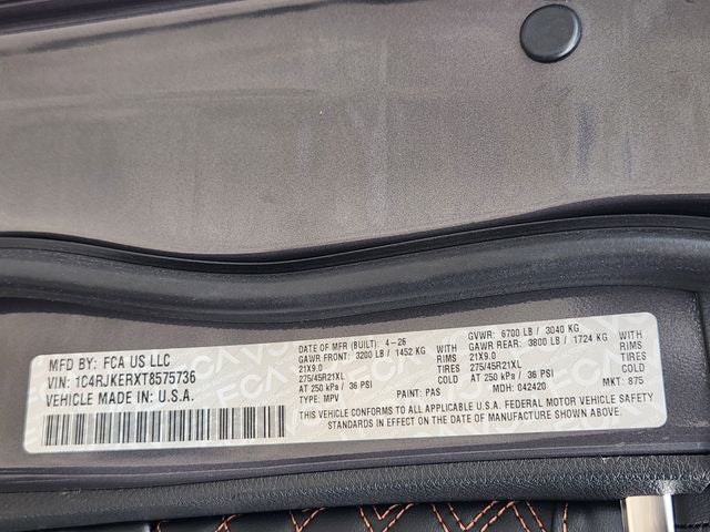2026 Jeep Grand Cherokee L Summit