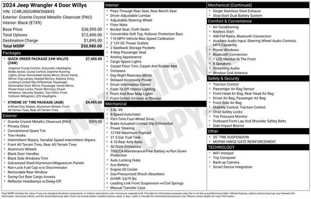 2024 Jeep Wrangler Sport