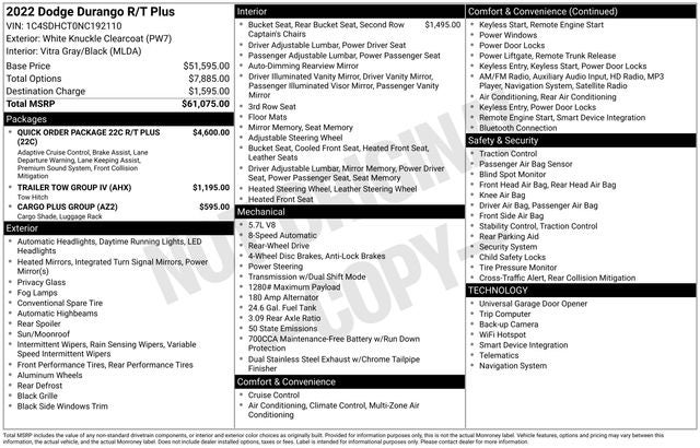 2022 Dodge Durango R/T