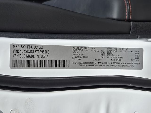 2026 Dodge Durango GT Plus HEMI V8