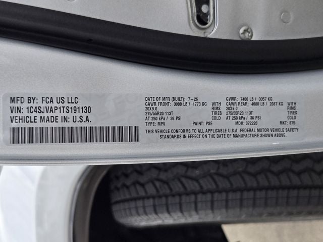 2026 Jeep Grand Wagoneer Upland