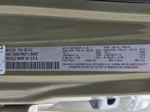 2026 Jeep Gladiator Rubicon