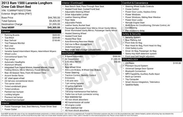 2013 RAM 1500 Laramie Longhorn
