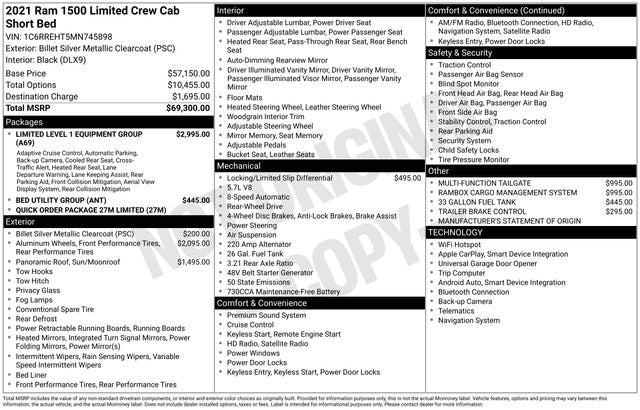 2021 RAM 1500 Limited