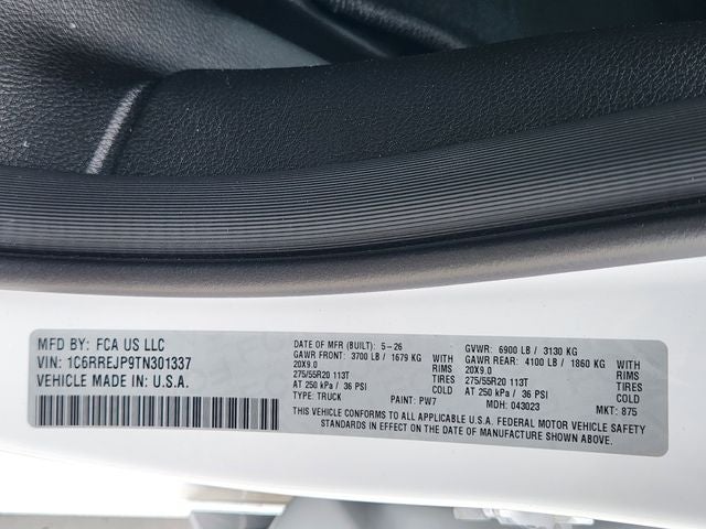 2026 RAM 1500 Laramie