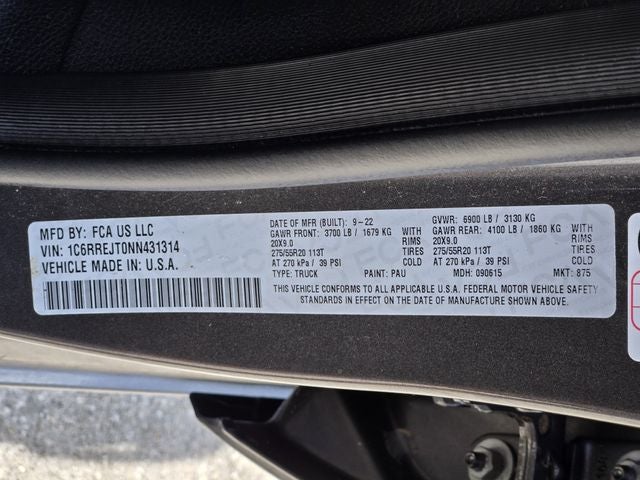 2022 RAM 1500 Laramie