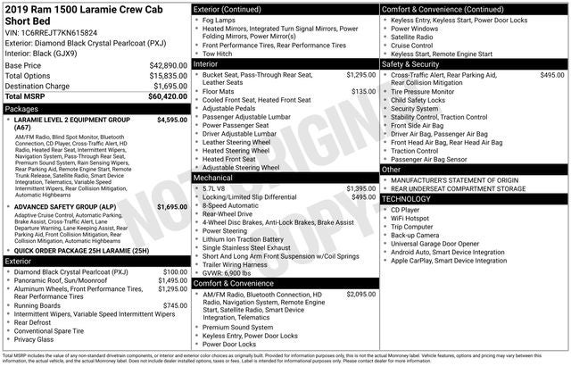 2019 RAM 1500 Laramie