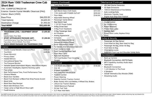 2024 RAM 1500 Tradesman