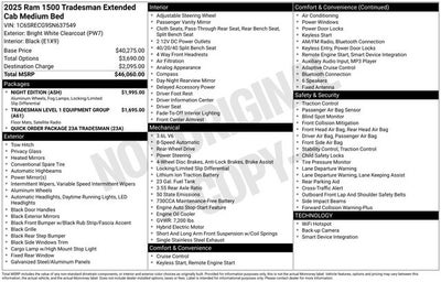 2025 RAM 1500 Tradesman