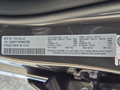 2027 RAM 1500 Big Horn/Lone Star