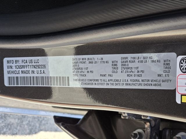 2026 RAM 1500 Big Horn/Lone Star
