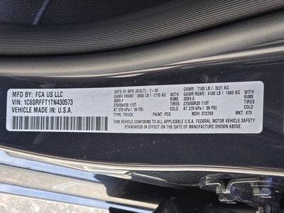 2026 RAM 1500 Big Horn/Lone Star
