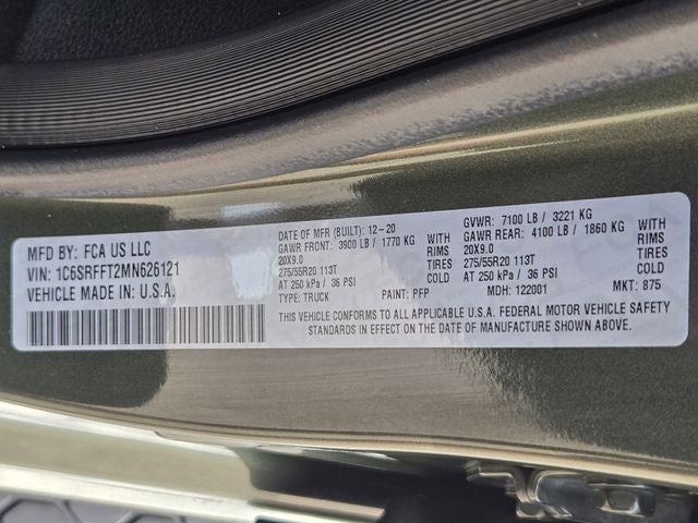 2021 RAM 1500 Big Horn/Lone Star