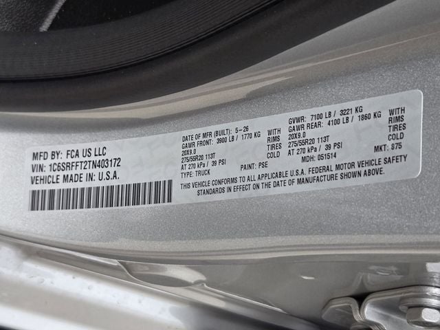 2026 RAM 1500 Big Horn/Lone Star