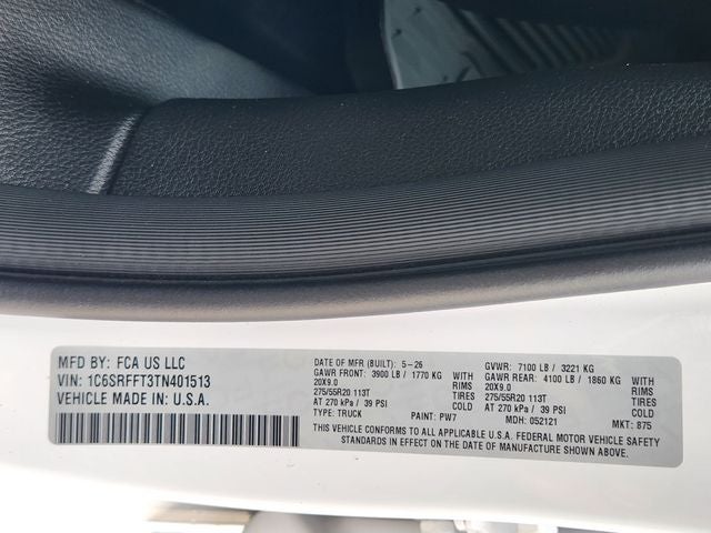 2026 RAM 1500 Big Horn/Lone Star