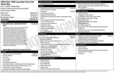 2022 RAM 1500 Big Horn/Lone Star