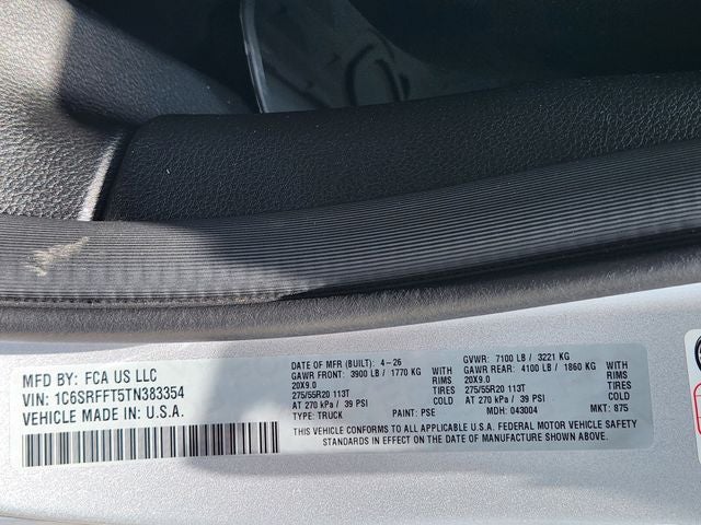 2026 RAM 1500 Big Horn/Lone Star
