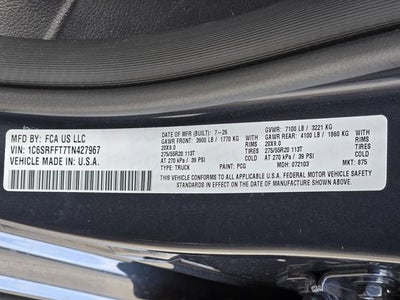 2026 RAM 1500 Big Horn/Lone Star