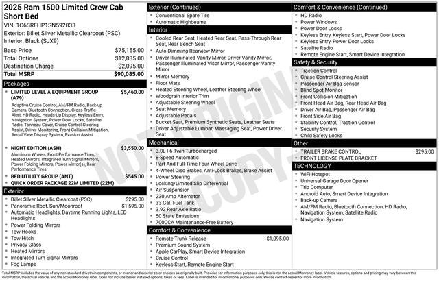 2025 RAM 1500 Limited