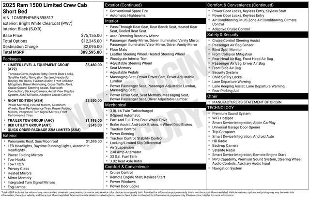 2025 RAM 1500 Limited