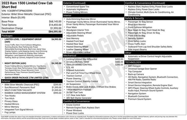 2023 RAM 1500 Limited