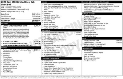 2023 RAM 1500 Limited