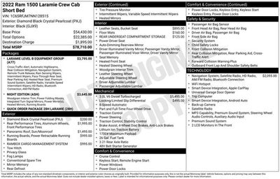 2022 RAM 1500 Laramie