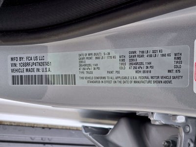 2026 RAM 1500 Laramie