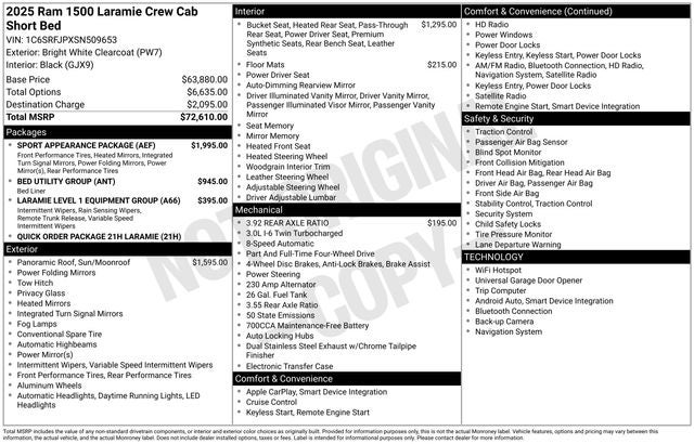 2025 RAM 1500 Laramie